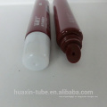 Tubo rojo chino para el tubo de lápiz labial con tapa blanca